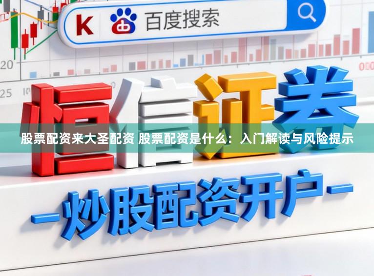 股票配资来大圣配资 股票配资是什么：入门解读与风险提示
